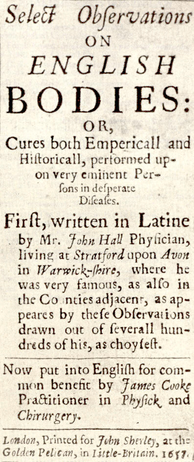 shakespeare_dr_hall_cover_1nd_edition